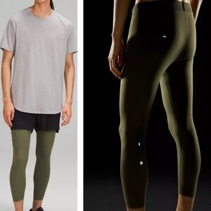 Lululemon License to Train Tight 21" Carob Brown Size L